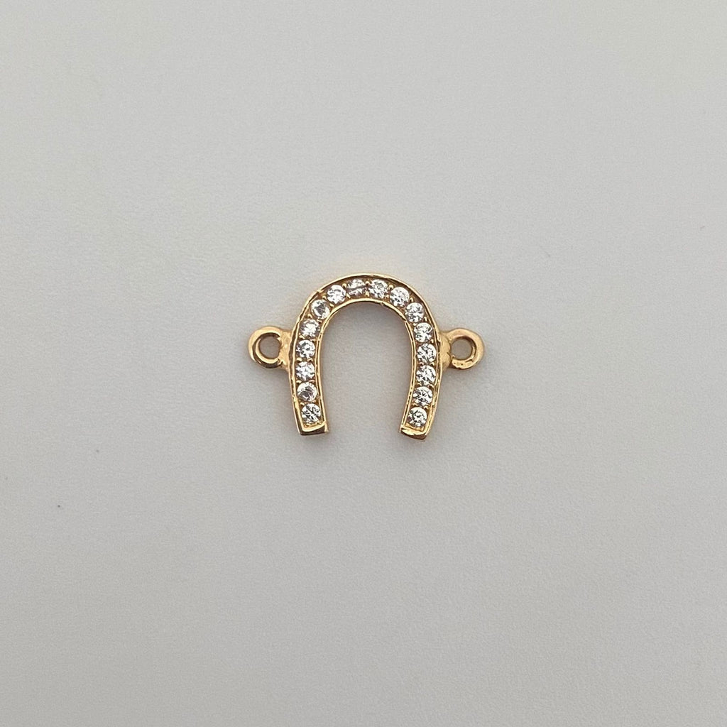 Herraje herradura de caballo casting Oro amarillo 18k 0,75 Gr / 1,5 Cm