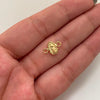 Herraje Virgen de Guadalupe Silueta Oro amarillo 18k 0,3 Gr / 1,1 Cm