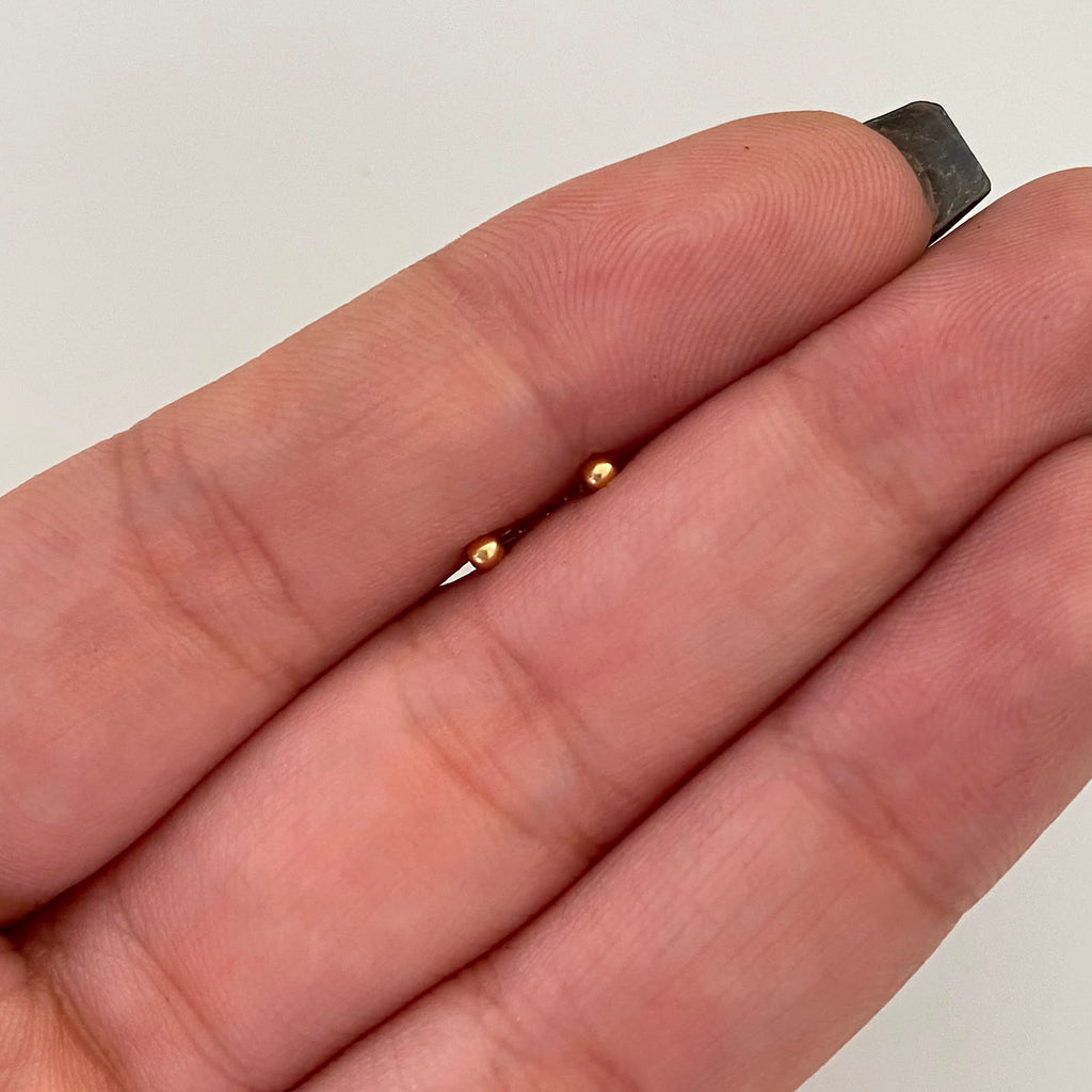 Topos Bola lisa 2mm Oro amarillo 18k 0,35 Gr