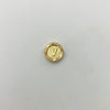 Herraje tambor letra v Oro amarillo 0,5 Gr / 1 Cm