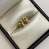 Topos Candado circon Tres oros 18k 0,85 Gr / 4,8 mm