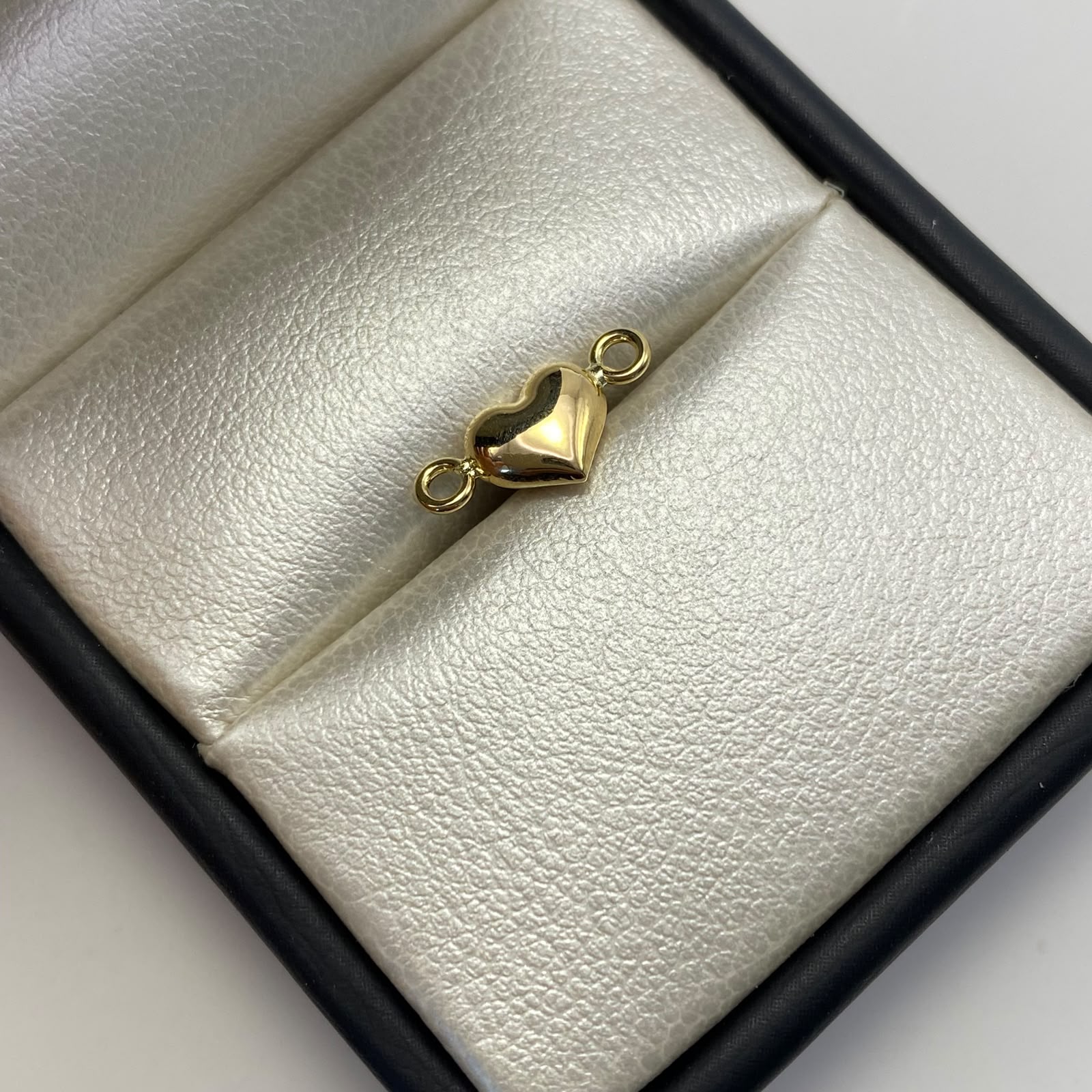 Herraje Corazon inflado Oro amarillo 18k 0,35 Gr / 1,4 Cm