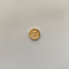 Herraje Letra T Diamantada Oro amarillo 18k 0,5 Gr / 1,1 Cm