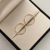 Candongas Imperdibles Oro amarillo 18k 0,7 Gr / 1,5 Cm