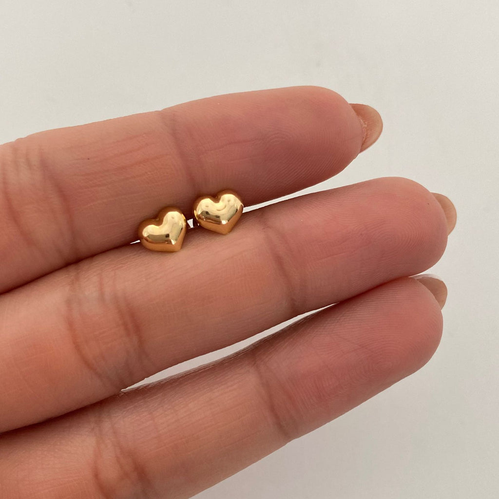 Topos Corazon Inflado Oro amarillo 18k 0,6 Gr / 6,8 mm