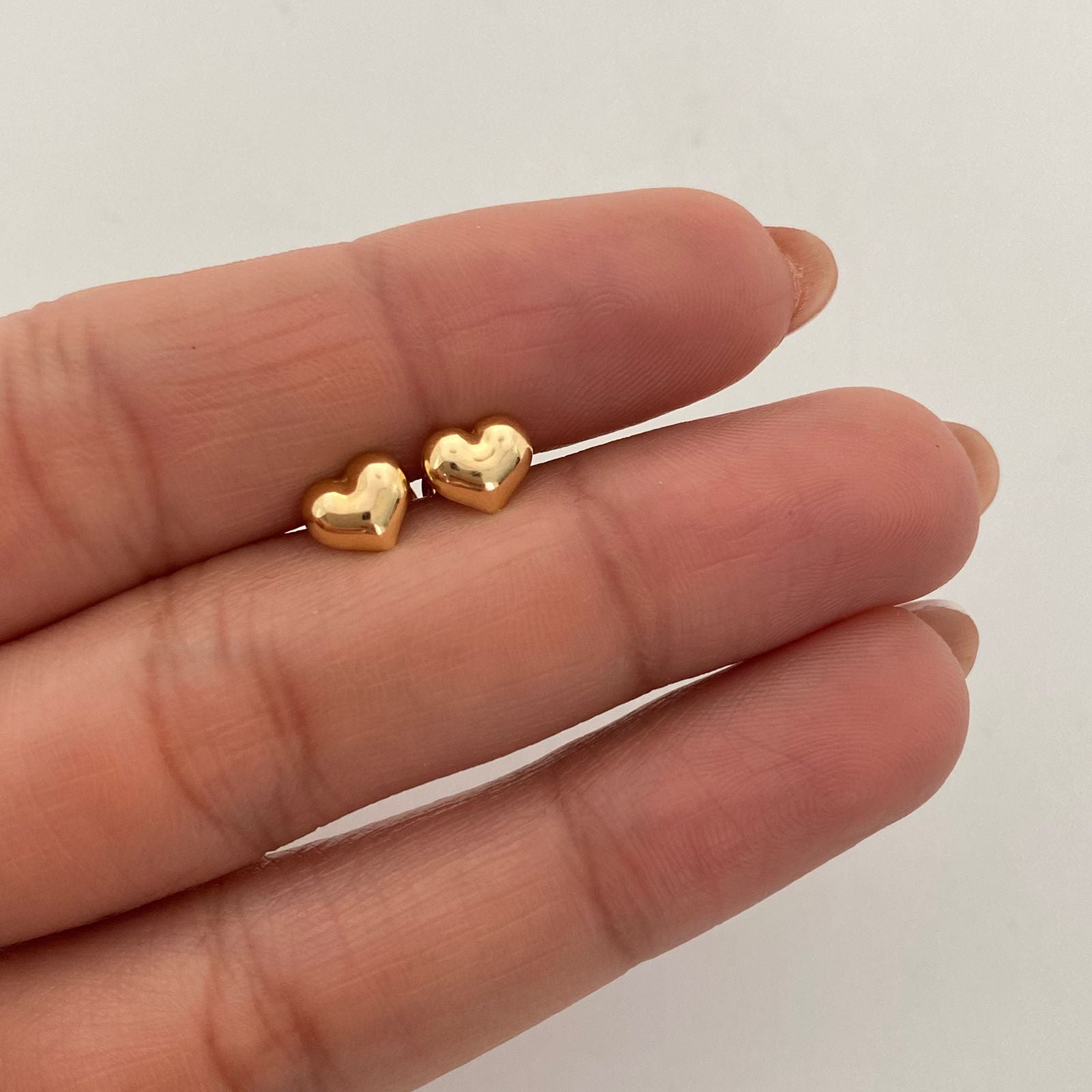 Topos Corazon Inflado Oro amarillo 18k 0,6 Gr / 6,8 mm