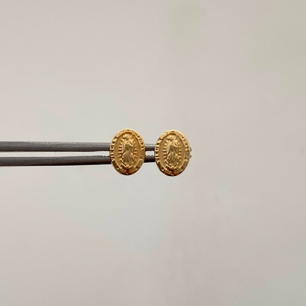 Topos Virgen de Guadalupe Oro amarillo 18k 0,65 Gr / 6,3 mm