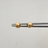 Topos Media Bola Lisa 5mm Oro amarillo 18k 0,5 Gr