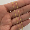 Cadena It Mini Lazo Oro amarillo 18k +1 / 0,8 Gr / 1,1 mm / 40 Cm