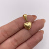 Dije Corazon inflado Oro amarillo 18k 0,75 Gr / 10,7 mm / 1,8 Cm