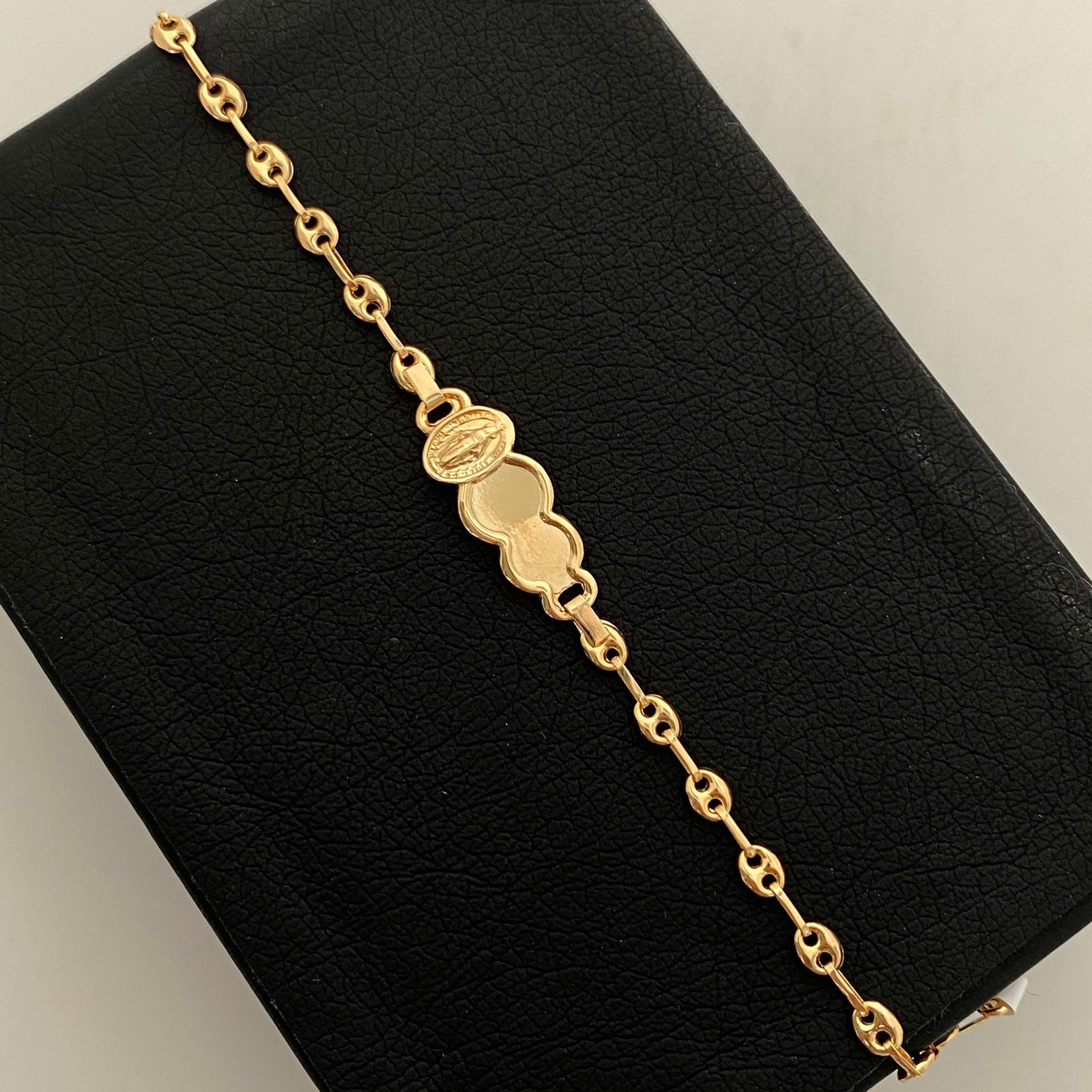 Pulso bebé Placa Nube Gc Oro amarillo 18k 2,05 Gr / 3,3 mm / 15,5 Cm Broche 0,30