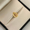 Herraje Silueta Virgen de Guadalupe Casting Oro amarillo 18k 0,9 Gr / 1,4 Cm