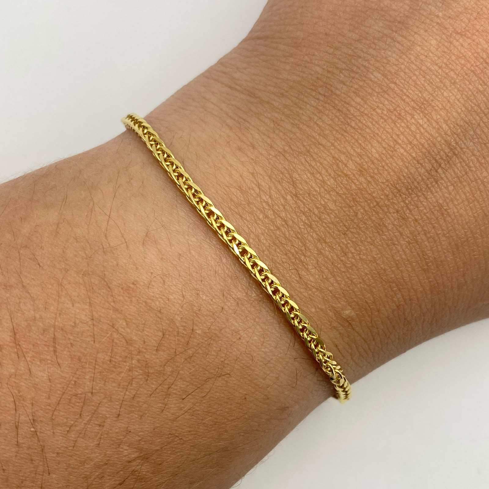 Pulso It Franco Oro amarillo 18k +1 / 2,57 Gr / 2 mm / 19,1 Cm