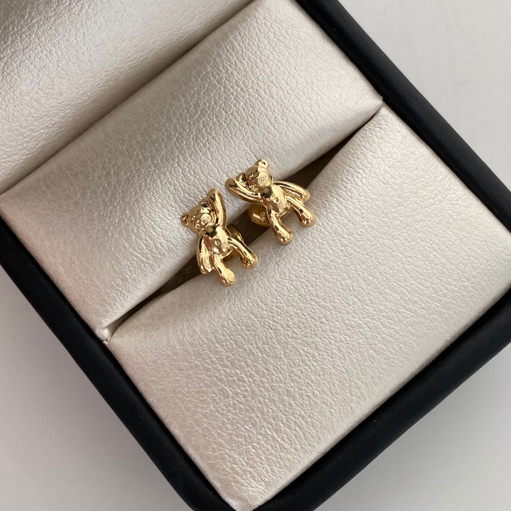 Topos Oso Mano Alzada Oro amarillo 18k 0,7 Gr / 6,4 mm