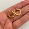 Candonga Entorchada Oro amarillo 18k 1,6 Gr / 1,7 Cm
