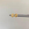 Topos Circulo Plano Diamantado Oro amarillo 18k 0,45 Gr / 4,1 mm