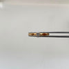 Anillo Solitario Oro amarillo 18k / Talla 6 1/2 / 1,75 Gr / 2,2 mm