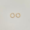 Candonga imperdible lisa Oro amarillo 18k 0,95 Gr / 2,0 Cm