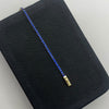 Pulso It tennis circón azul rey Oro amarillo 18k 2,10 Gr / 1,83 mm / 18 Cm