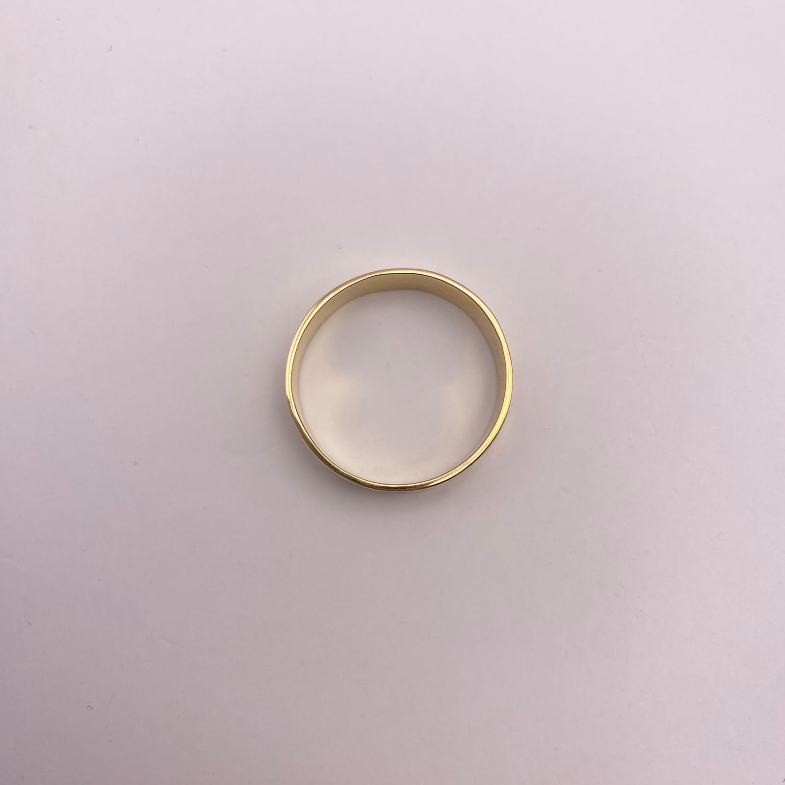 Anillo sello Oro amarillo 18k / Talla 11 / 4,05 Gr / 5,50 mm