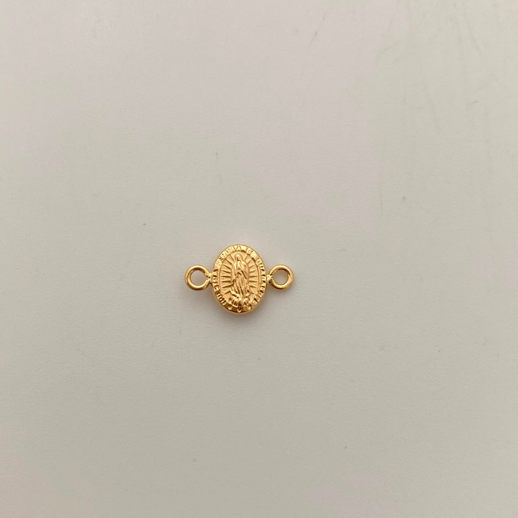 Herraje Virgen de Guadalupe Oro amarillo 18k 0,35 Gr / 1,4 Cm