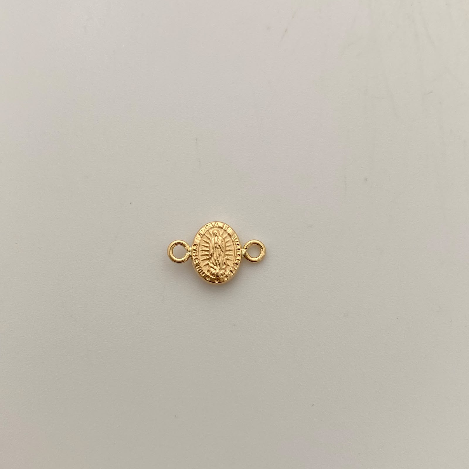 Herraje Virgen de Guadalupe Oro amarillo 18k 0,35 Gr / 1,4 Cm