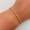 Pulso Gc Diamantado Oro amarillo 18k 2,70 Gr / 3,5 mm / 19,7 Cm Broche 0,30