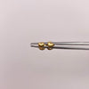 Topos Corazon inflado Oro amarillo 18k 0,4 Gr / 3,9 mm