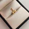Dije Ojos de Santa Lucía Oro amarillo 18k 0,3 Gr / 10,8 mm / 1 Cm