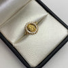 Herraje Virgen de Guadalupe Casting Blanco Oro amarillo 18k 1,3 Gr / 1,5 Cm