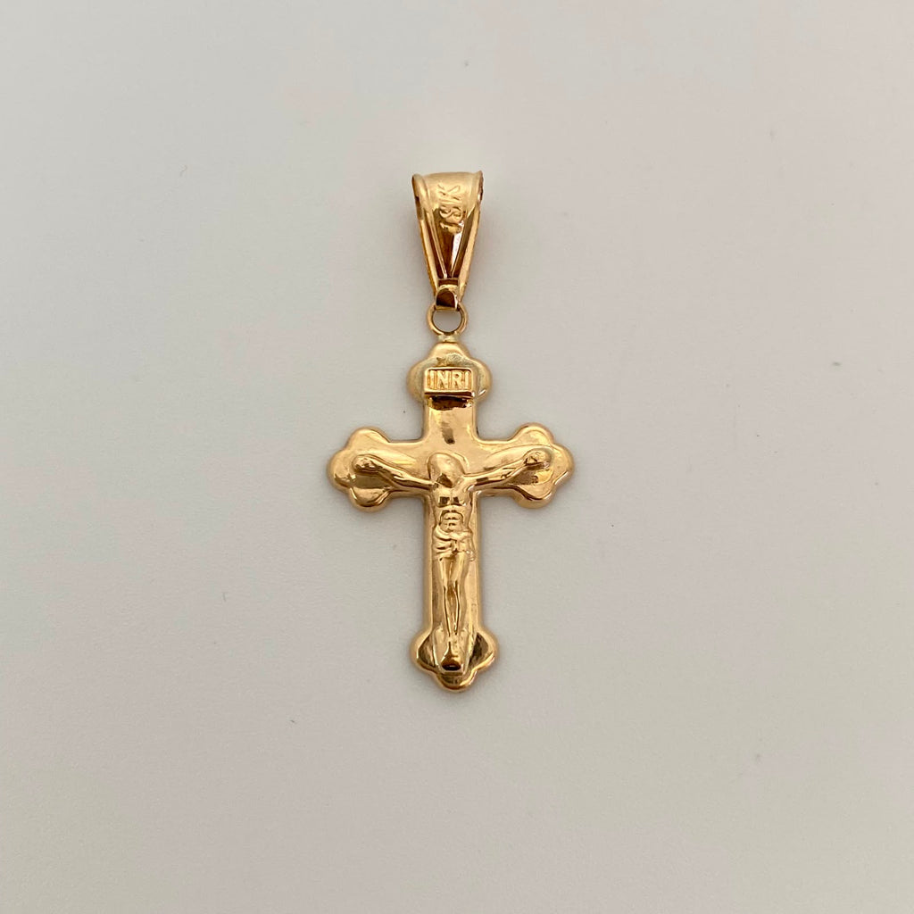 Dije Cruz Cristo Oro amarillo 18k 1,9 Gr / 21,2 mm / 4,1 Cm