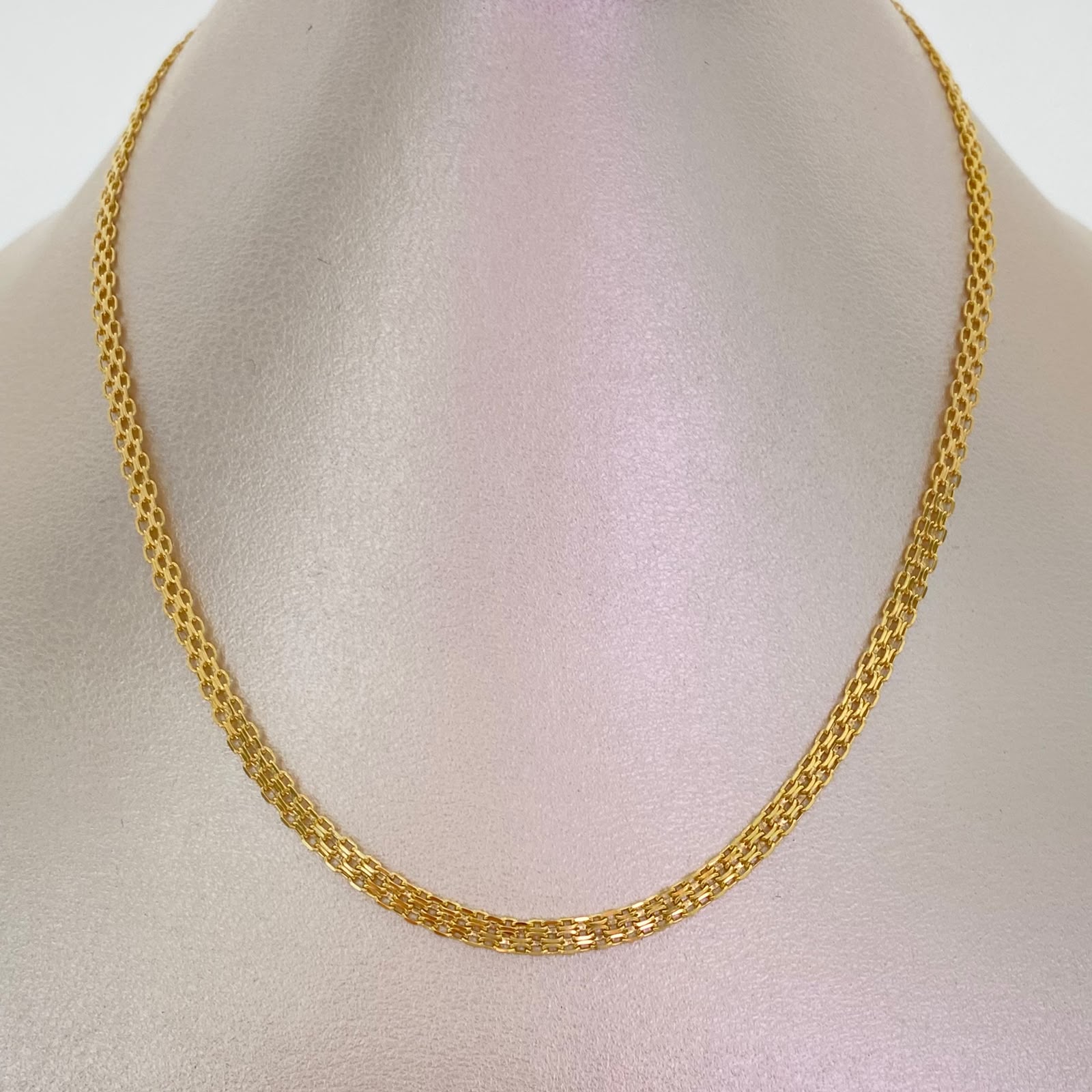 Cadena It China Oro amarillo 18k +1 / 4,65 Gr / 3,4 mm / 50 Cm