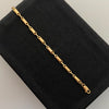 Pulso Rustica Oro amarillo 18k 2,40 Gr / 7,8 mm / 20,2 Cm Broche 0,30