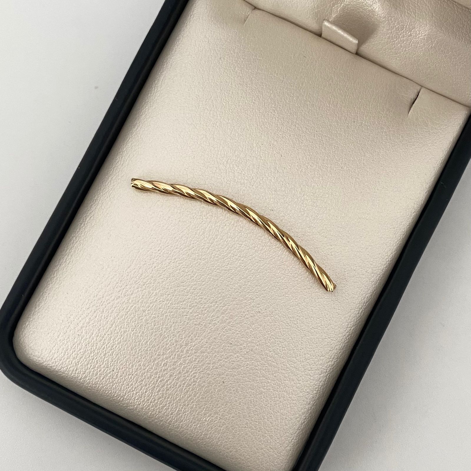 Herraje entorchado Oro amarillo 18k 0,55 Gr / 4,5 Cm