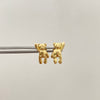 Topos Oso mano Alzada Oro amarillo 18k 0,8 Gr / 6,5 mm