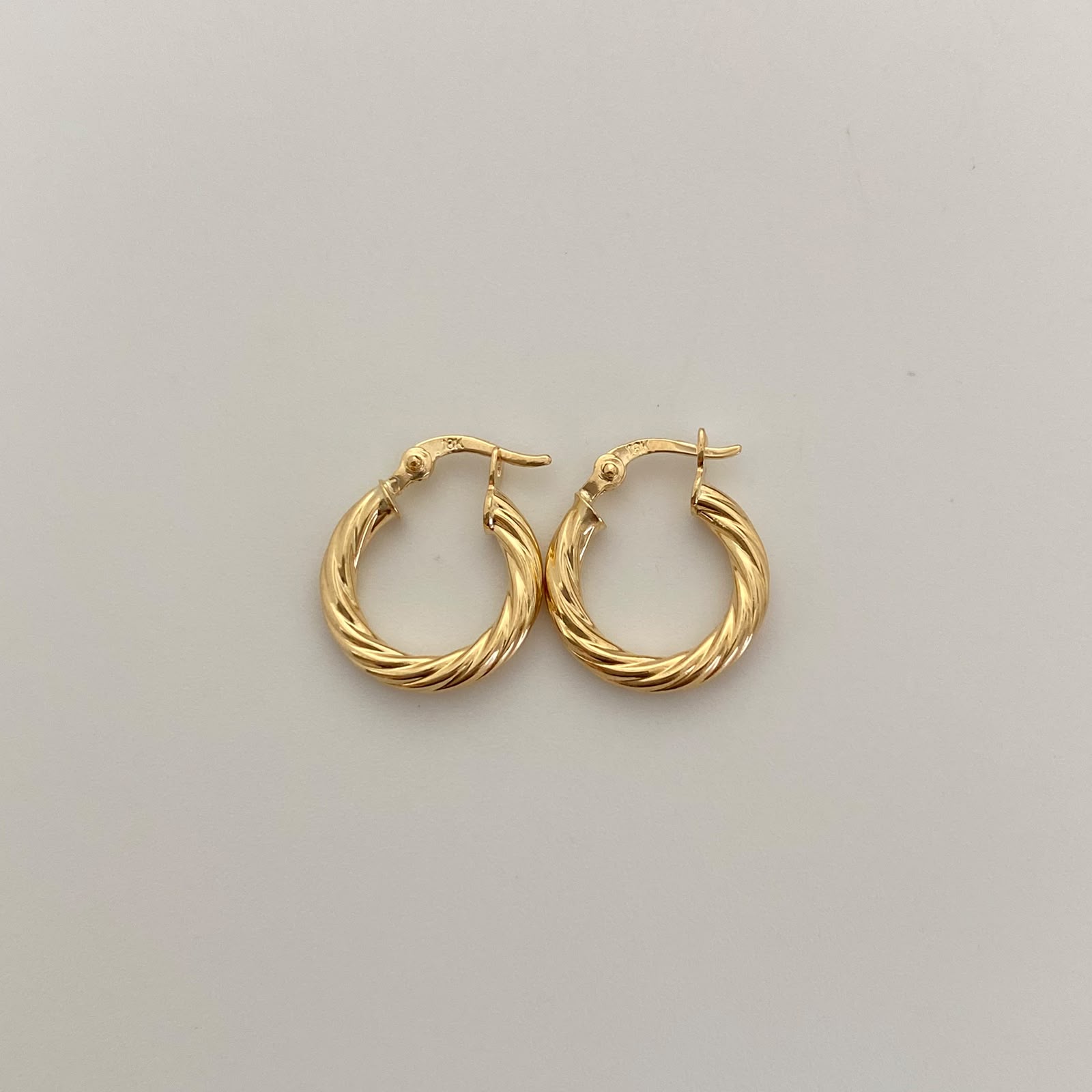 Candonga Entorchada Oro amarillo 18k 1,45 Gr / 1,7 Cm