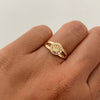 Anillo Corona Rx Oro amarillo 18k / Talla 6 / 2,4 Gr / 1,8 mm