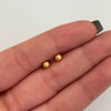 Topos Bola Diamantada 4mm Oro amarillo 18k 0,5 Gr
