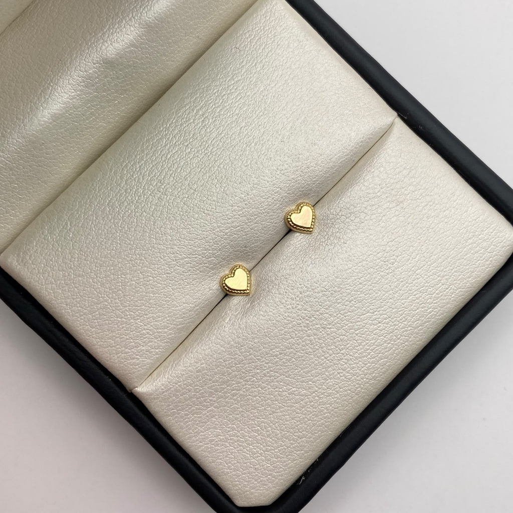 Topos Corazon centro liso Oro amarillo 18k 0,5 Gr / 5,1 mm