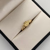 Anillo 15 Flor circon Oro amarillo 18k / Talla 8 / 2,15 Gr