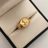 Anillo Ancla casting Oro amarillo y Oro blanco 18k / Talla 10 1/4 / 5,1 Gr / 2,9 mm