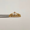 Anillo 15 Casting Rosado Oro amarillo 18k / Talla 6 1/4 / 1,65 Gr