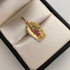 Dije Virgen de Guadalupe Casting Silueta Oro amarillo 18k 1,85 Gr / 11,5 mm / 2,5 Cm