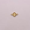 Herraje trebol diamantado Oro amarillo 18k 0,4 Gr / 1,5 Cm