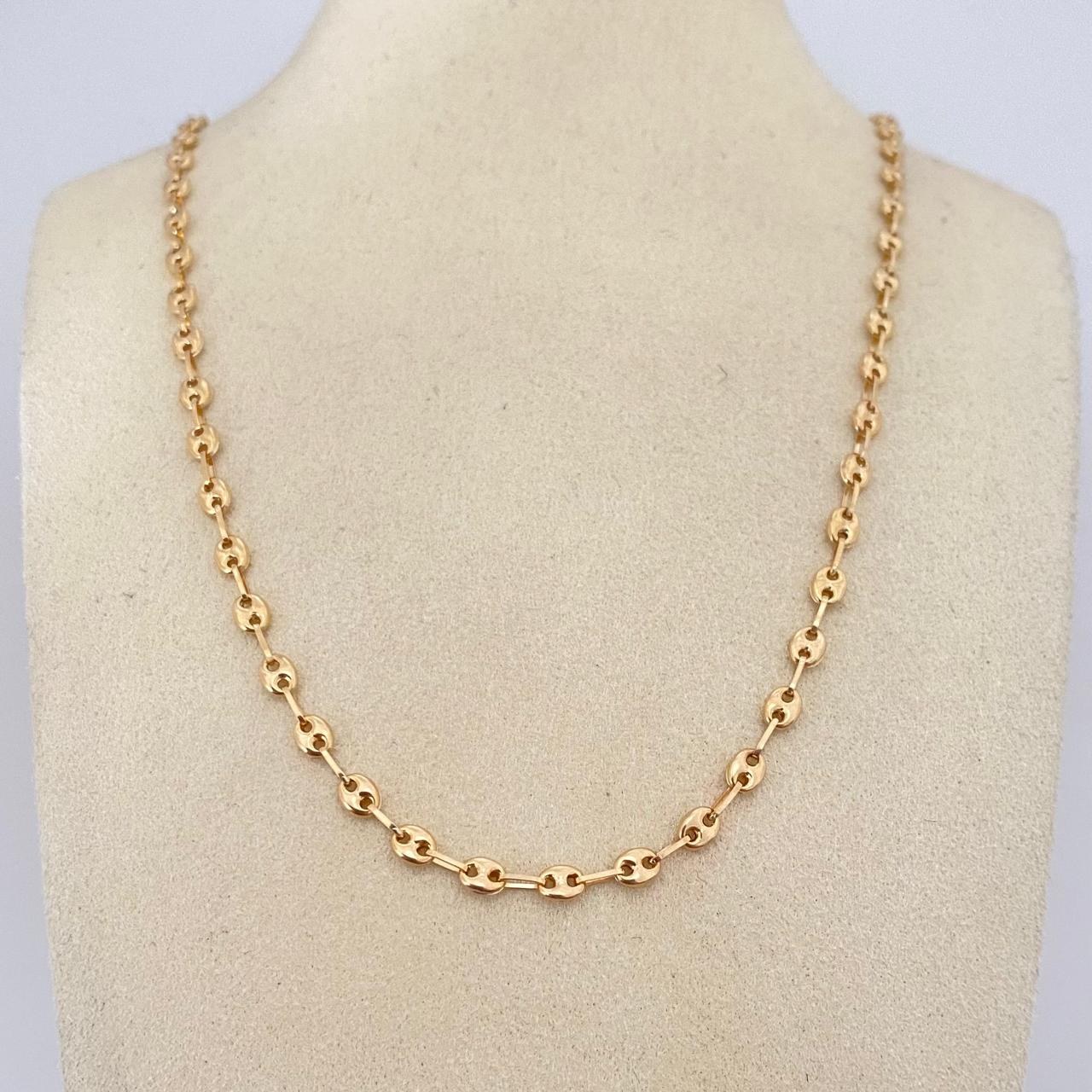 Cadena baby gc Oro amarillo 18k 4,95 Gr / 3,3 mm / 51 Cm Broche 0,15