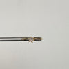 Anillo Solitario Oro amarillo 18k / Talla 71/4 / 1,1 Gr / 1,3 mm