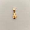 Dije Bolsa de Valores Oro amarillo 18k 0,75 Gr / 8,2 mm / 2,2 Cm