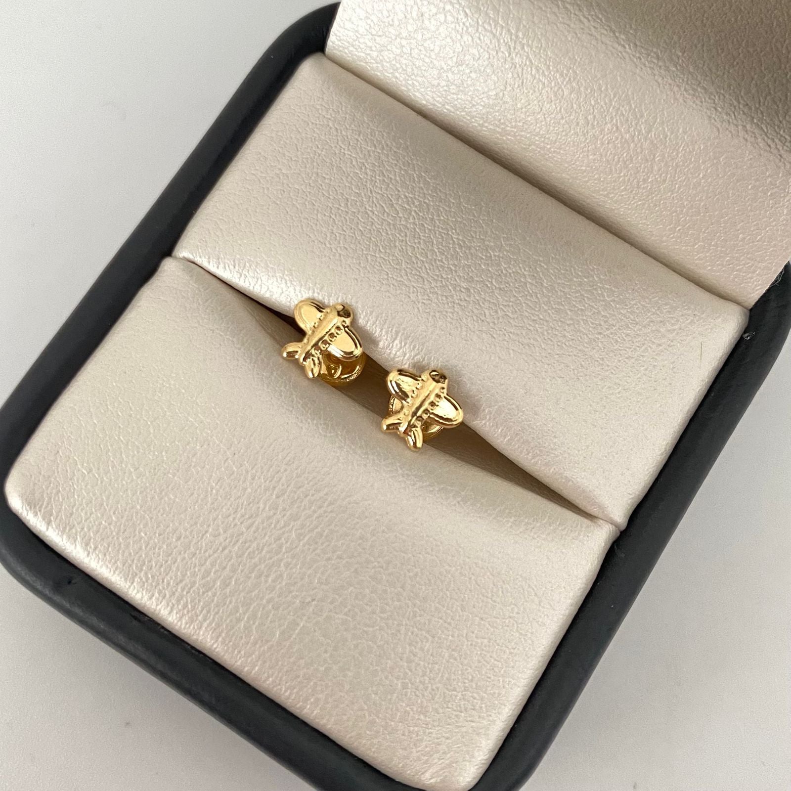 Topos avión Oro amarillo 18k 0,6 Gr / 6,8 mm