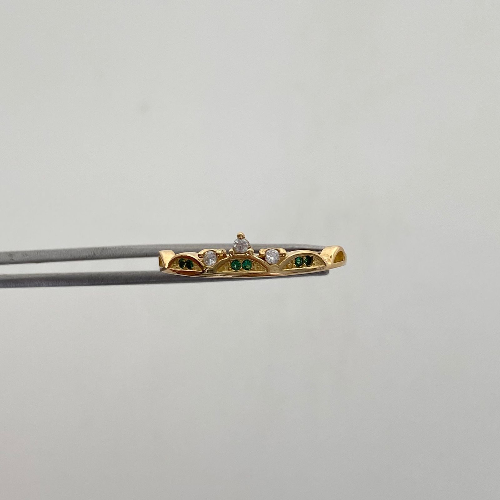 Anillo 15 Corona Casting Oro amarillo 18k / Talla 6 1/2 / 1,8 Gr