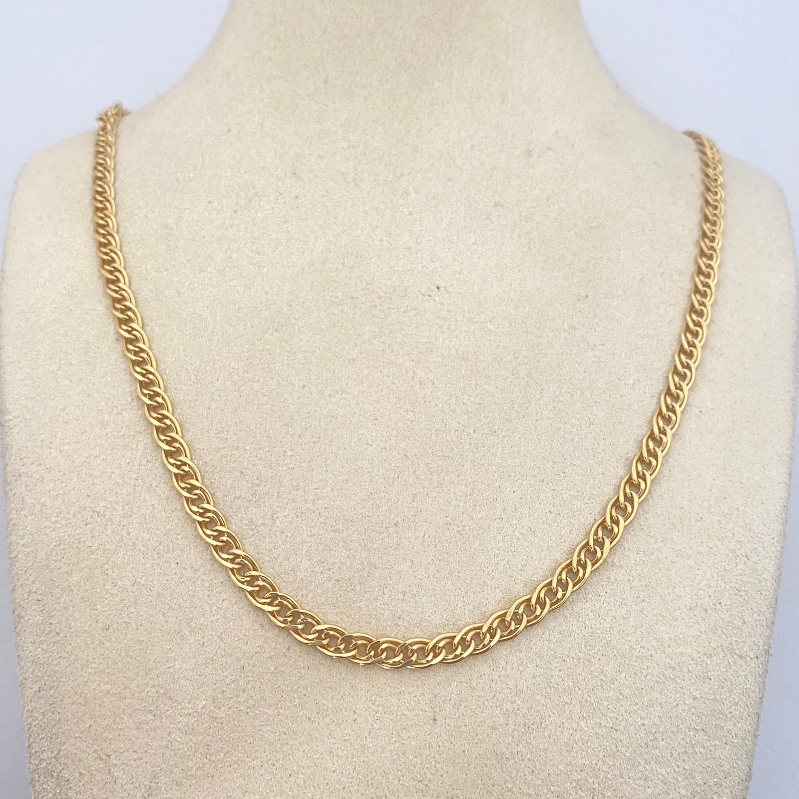 Cadena It doble aro Oro amarillo 18k 5,45 Gr / 3,8 mm / 45 Cm